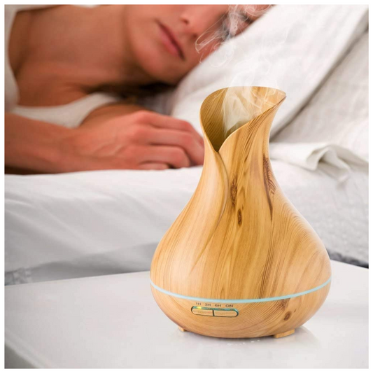Humidificadora de Madera Estilo Clásico