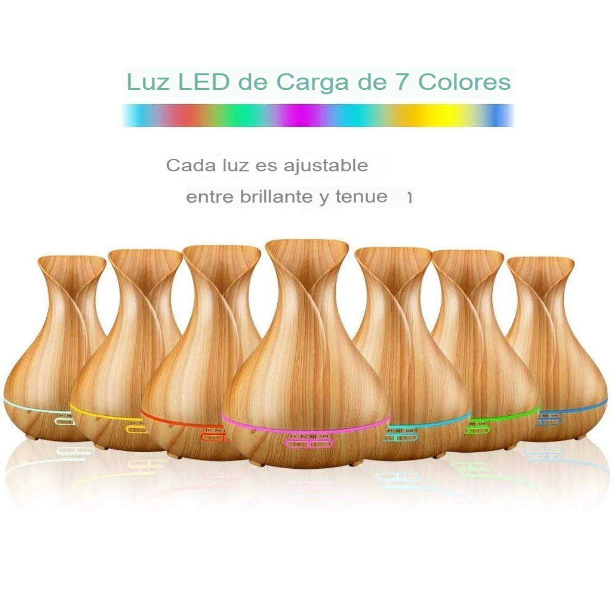 Humidificadora de Madera Estilo Clásico